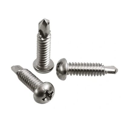 Vít tự khoan đầu tròn inox 410 M4.2x25